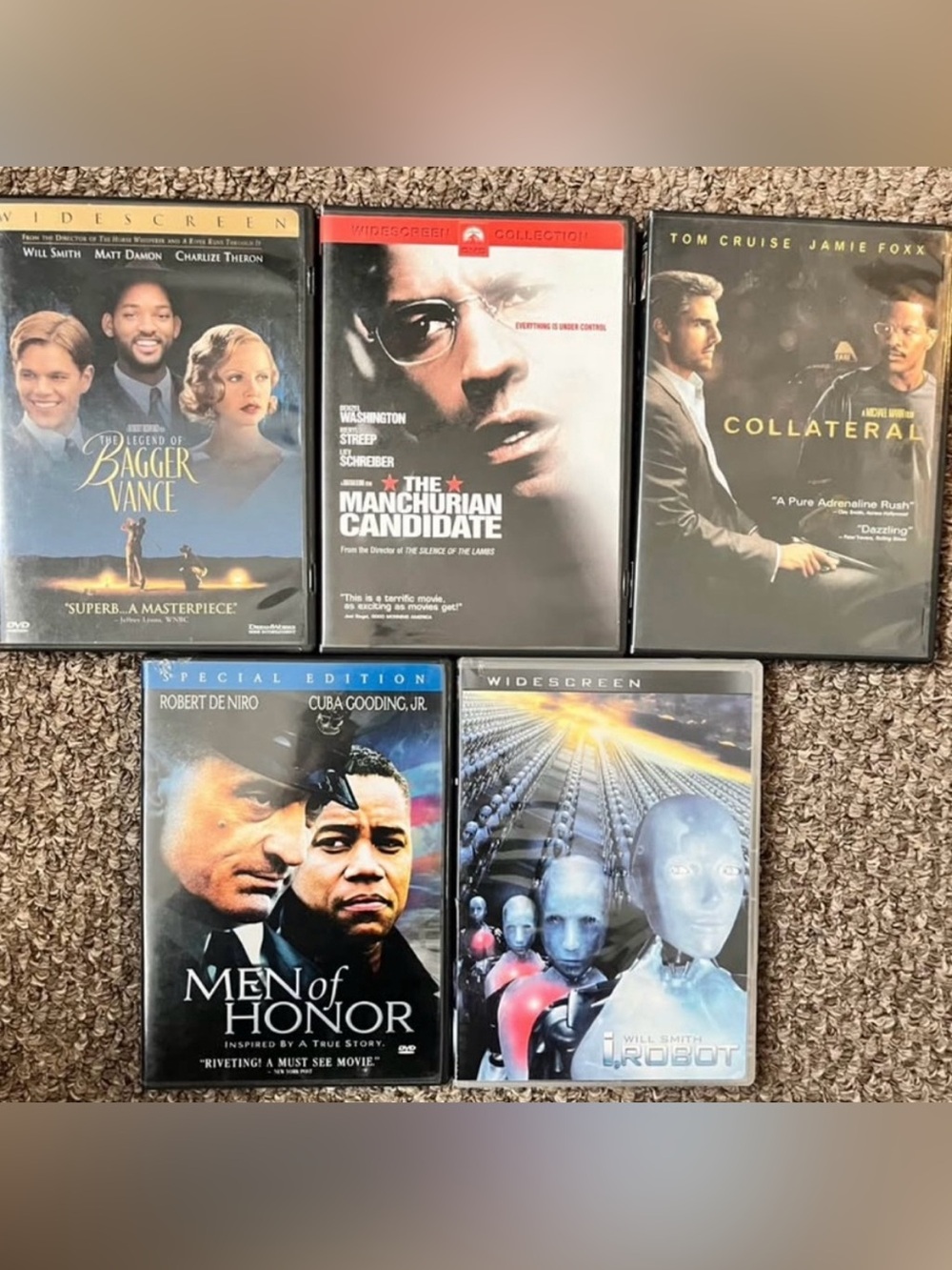 DVD Movie Collection - Set of 5